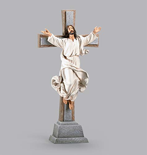 Joseph's Studio Roman 14" Risen Christ Crucifix for Easter