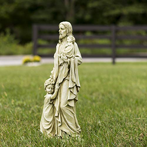 Roman Joseph's Studio 24" H Jesus with Children Garden Statue