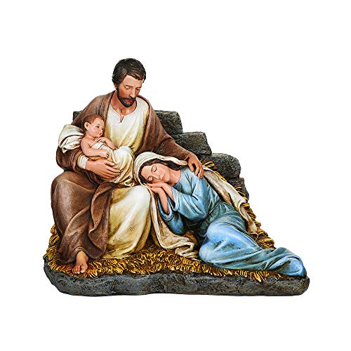 Roman Joseph's Studio Holy Family Figure, 6.7 H, Resin Christmas Gift